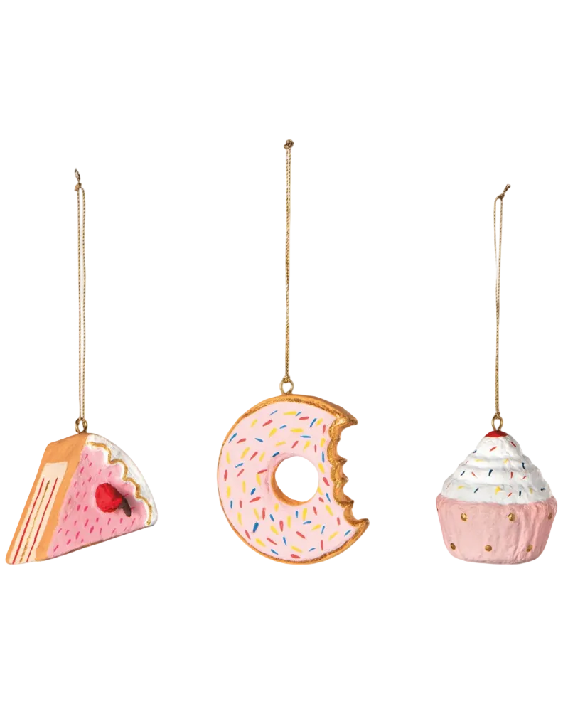 Trio d'ornements - Dent sucrée
