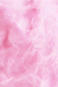 Barbe à papa rose vanille