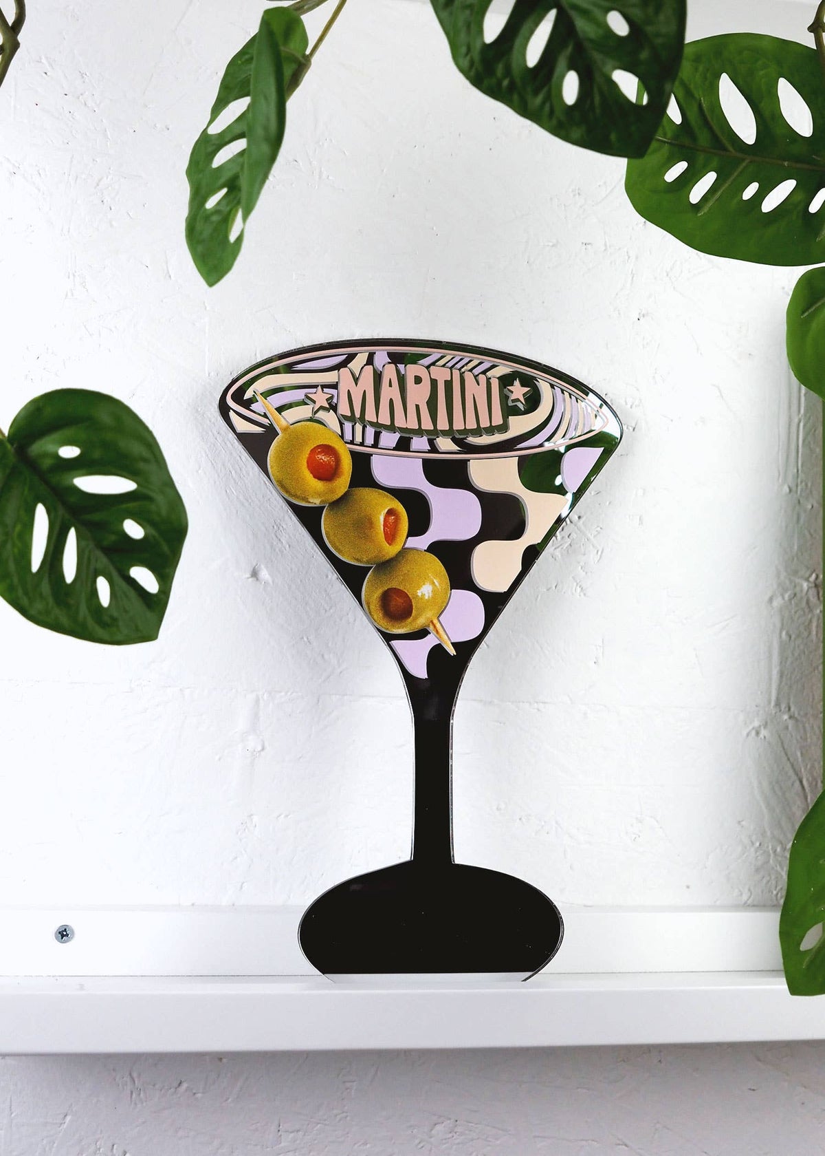 Miroir à cocktail Martini