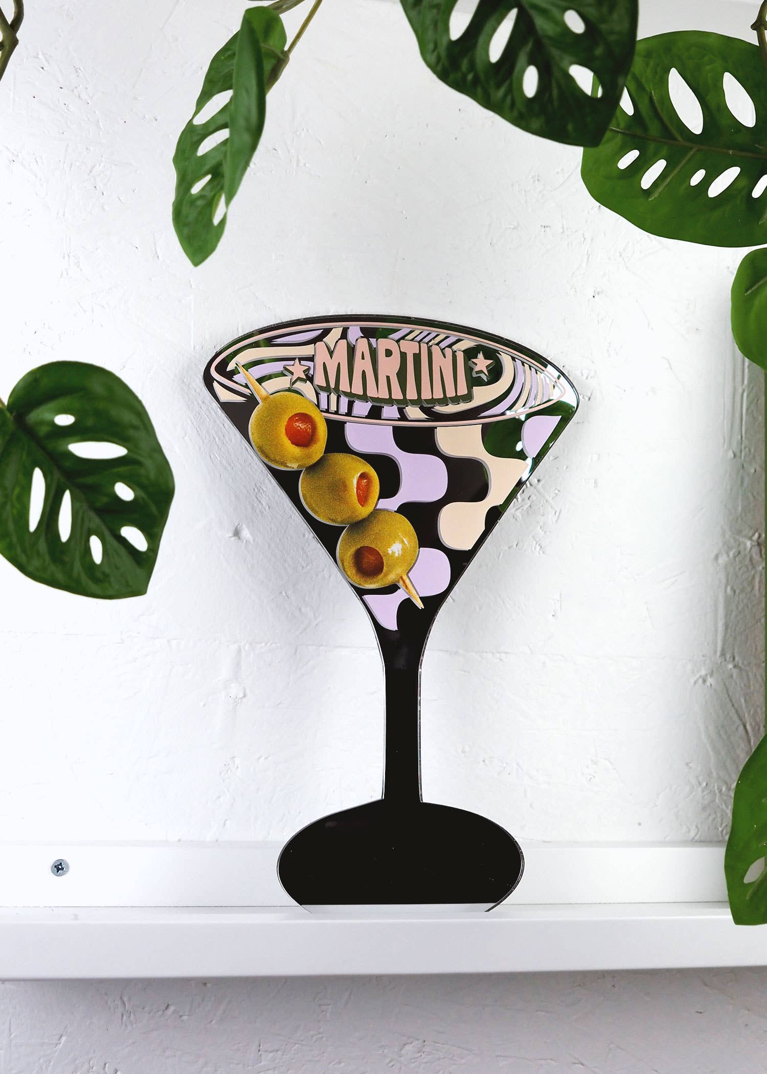 Miroir à cocktail Martini