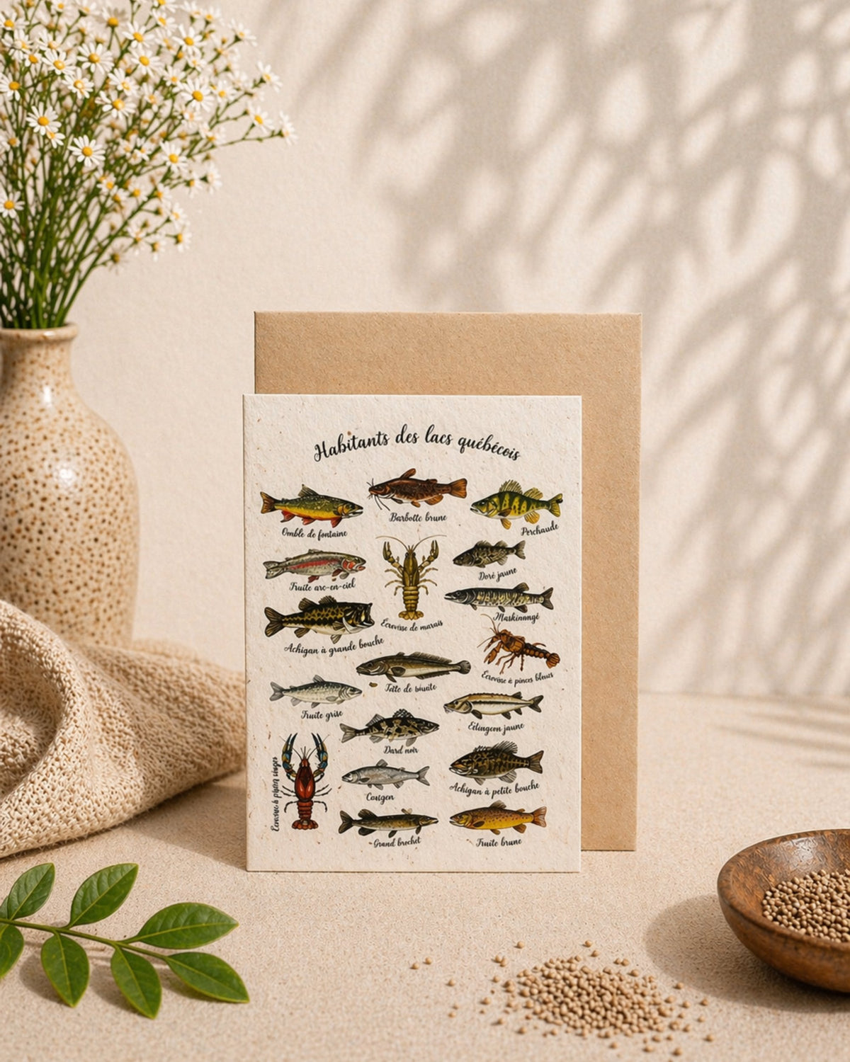 Plantable greeting card - Flowerink