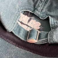 Casquette de baseball « Salt and Vinegar » style dad hat en bleu sarcelle délavé