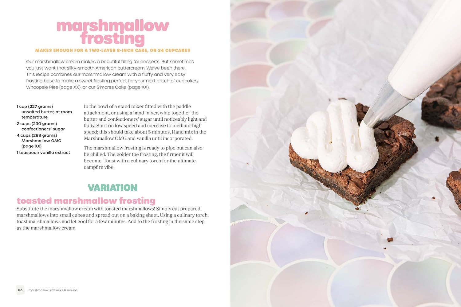 Le livre de recettes XO Marshmallow