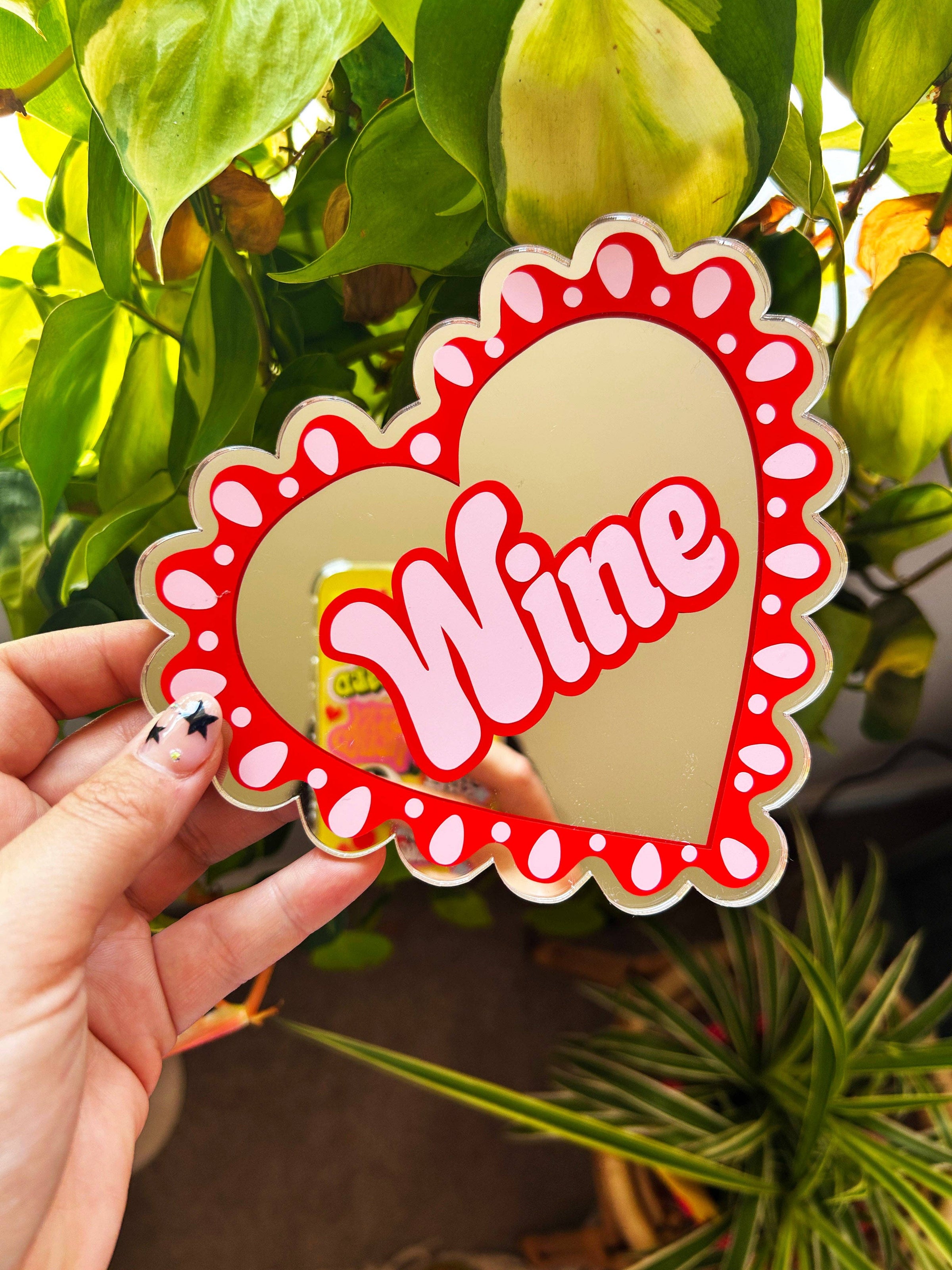 Miroir à vin I Coeur