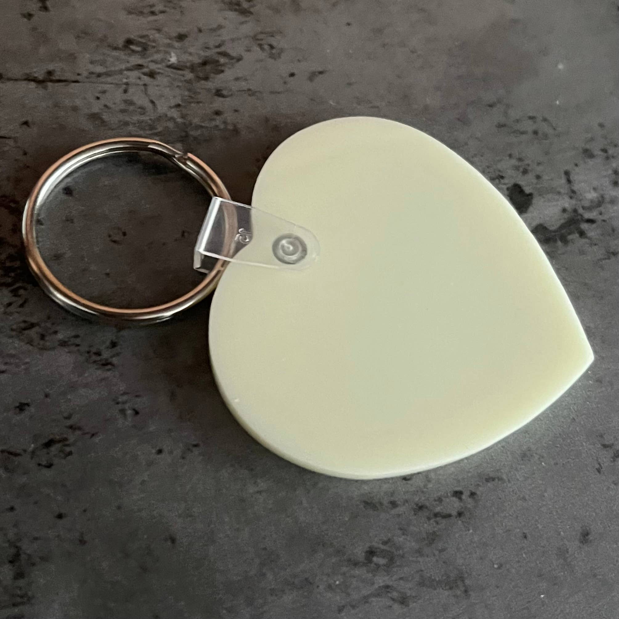 Porte-clés cœur « Butter » en vinyle doux - Cadeau boutique boulangerie et restaurant