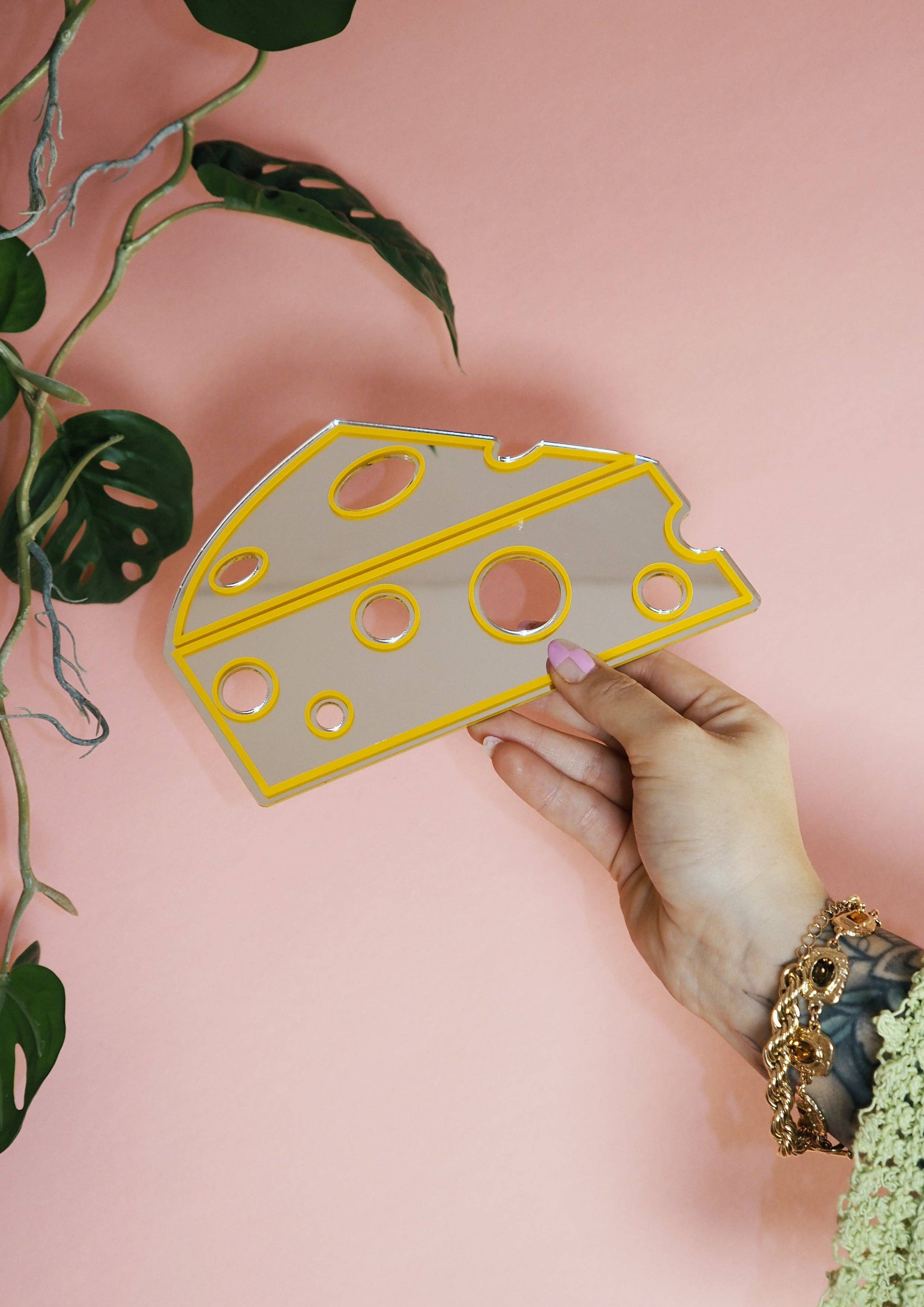 Miroir de tranche de fromage