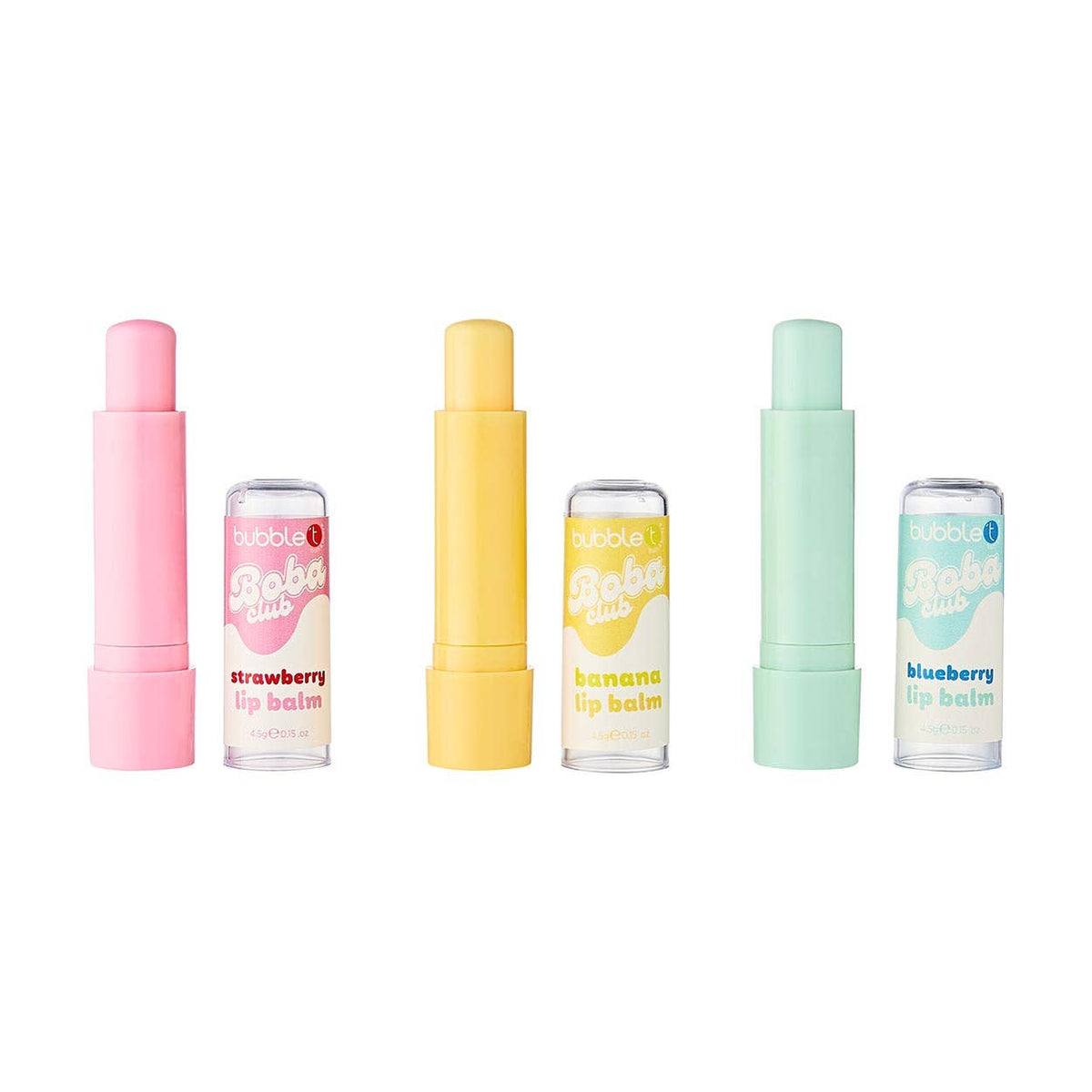 Coffret de baumes à lèvres Boba Tea (3 x 4,5 g)