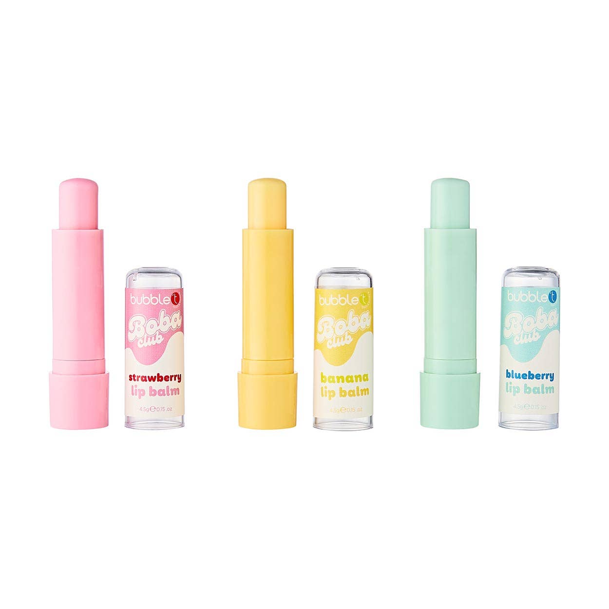 Coffret de baumes à lèvres Boba Tea (3 x 4,5 g)