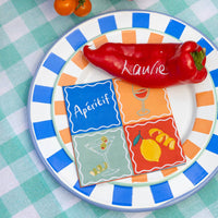 Serviettes à cocktail en papier recyclé Bon Appétit Apéritif - Pack de 20 | Décoration d'été |
