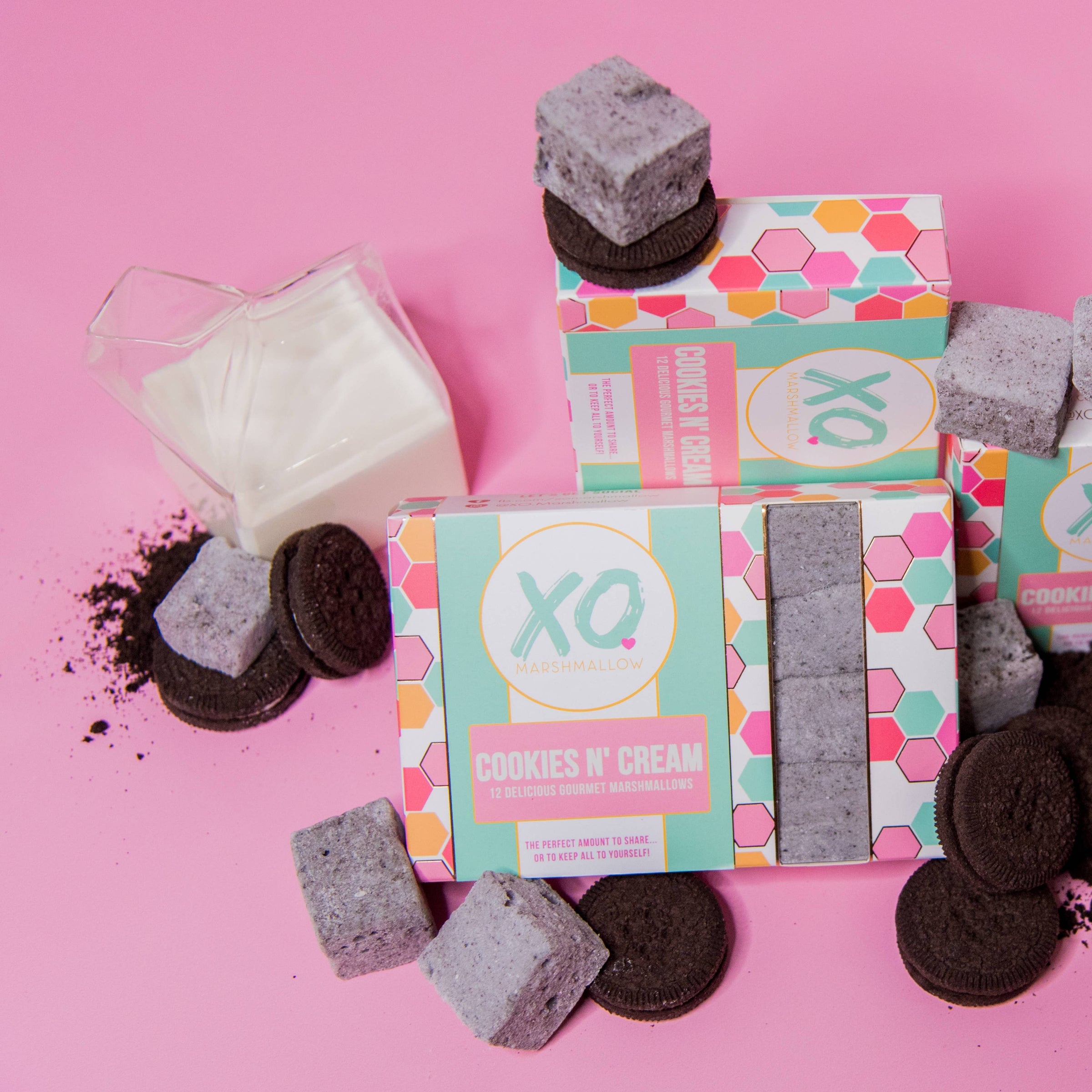 Guimauves Cookies and Cream sans gluten, sans noix ni colorants