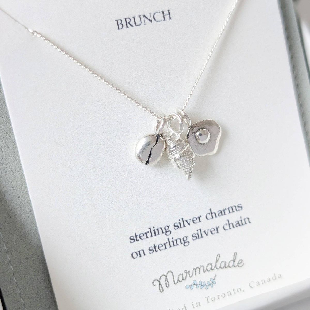 Collier Brunch: Bronze with gold filled chain