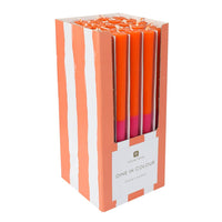 Bougies de table orange et rose - Présentoir | Décor de pique-nique |