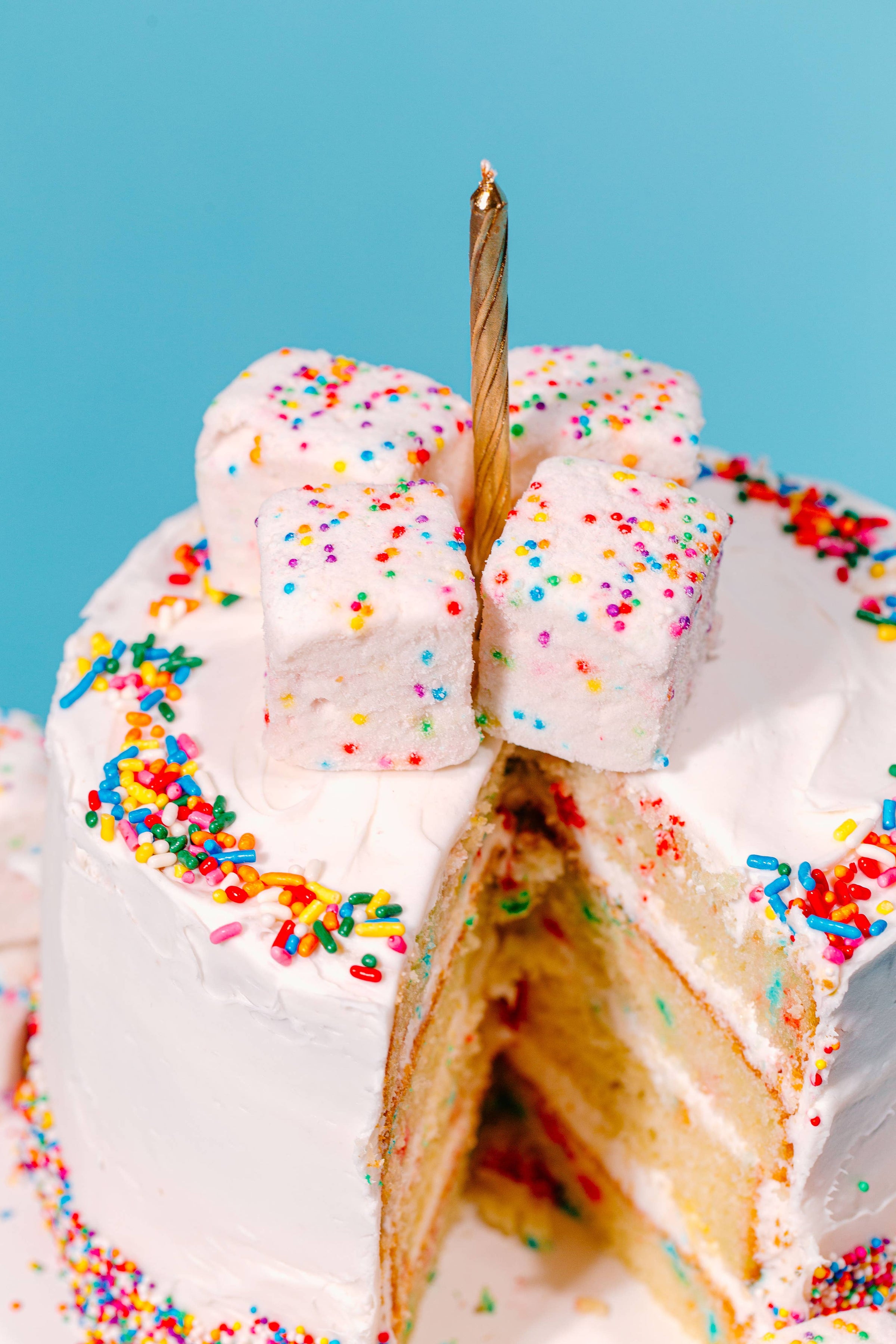 Guimauves Funfetti sans gluten, sans arachides, sans colorants