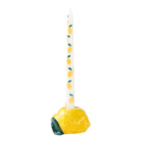 Bougies effilées citron pour dîner - Lot de 2 | Cadeaux d'été |