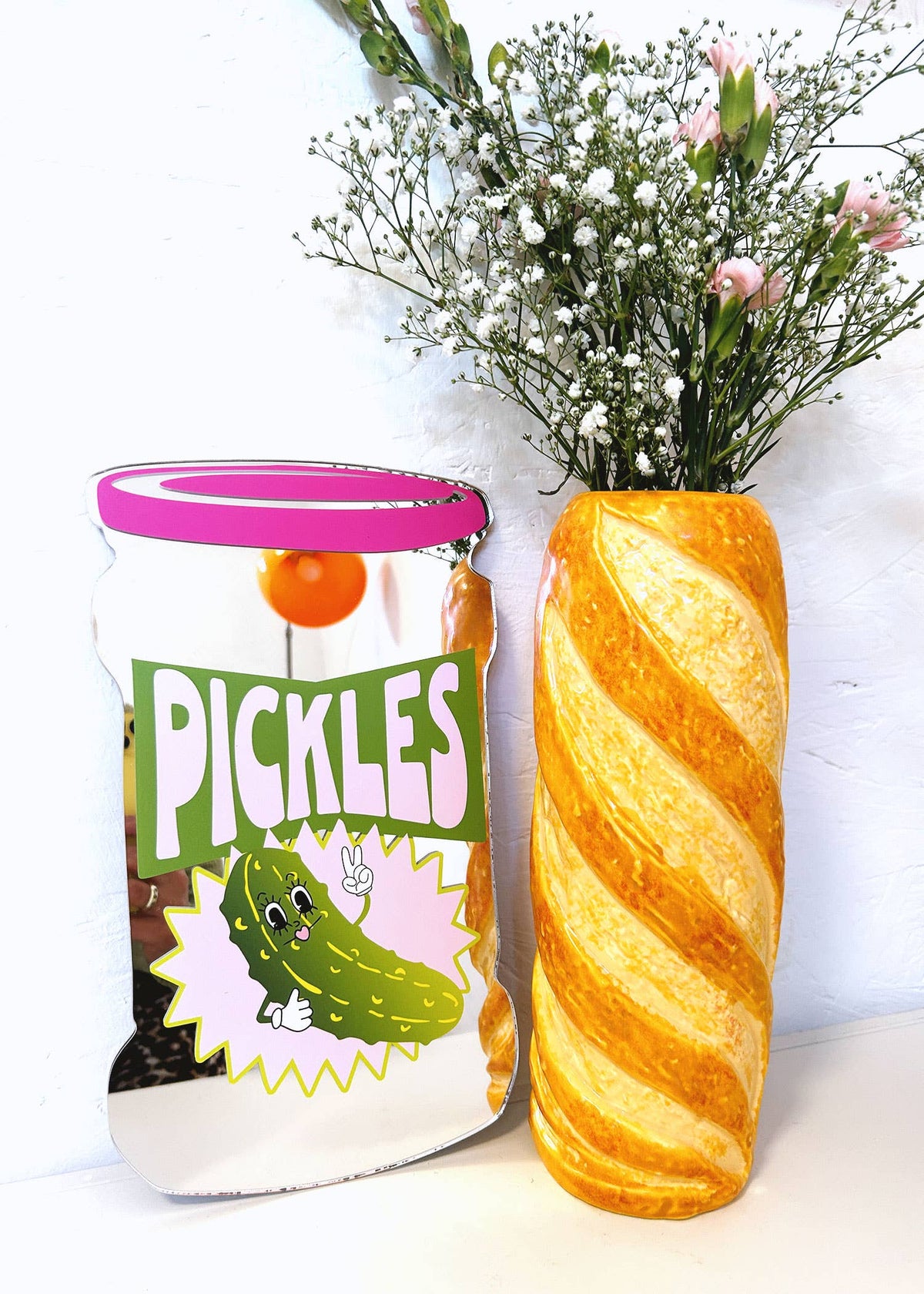 Miroir Pickle Jar 12 x 6. po