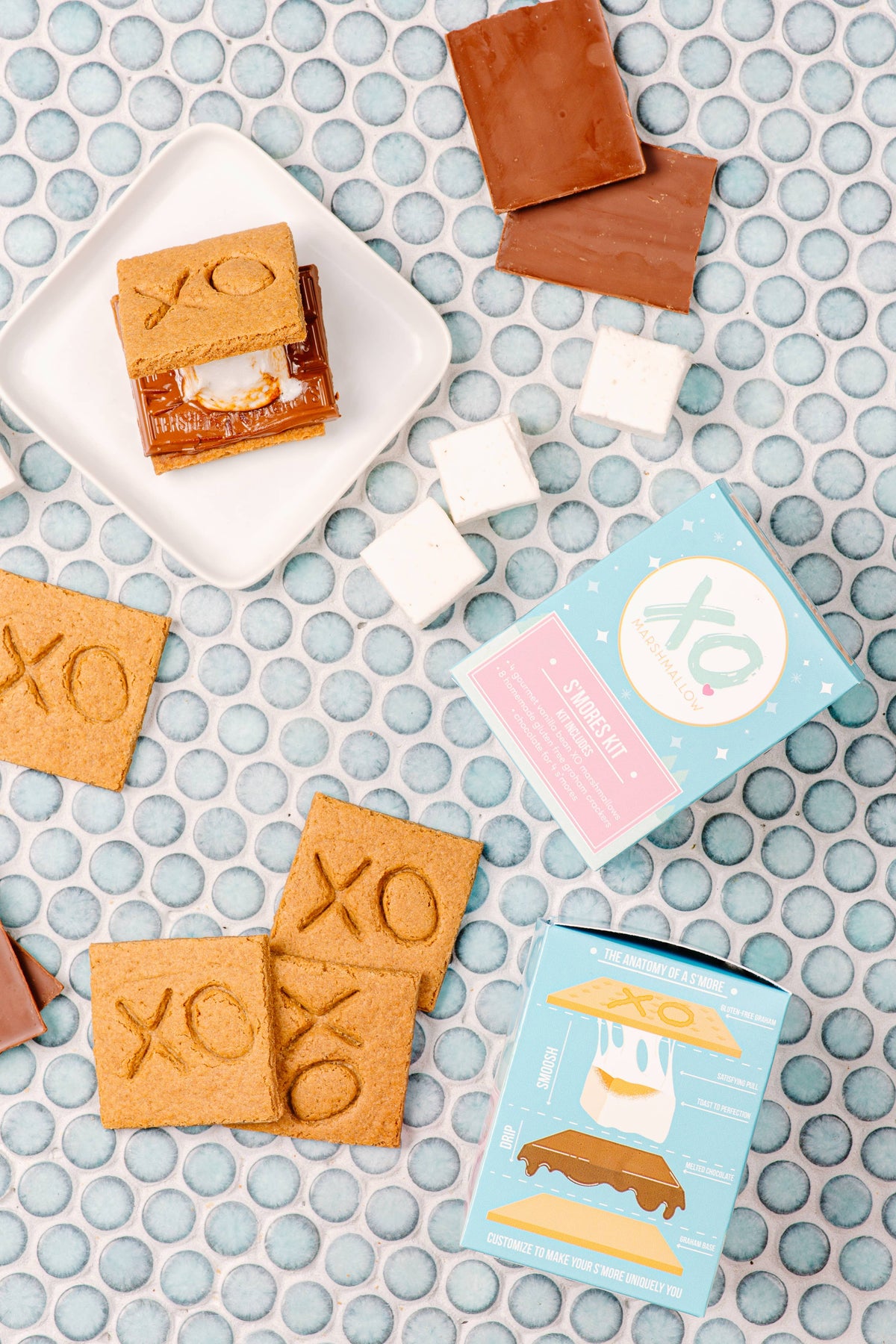 Kits de S'mores pour 4 / Sans gluten / Coffret cadeau / Cadeau d'entreprise