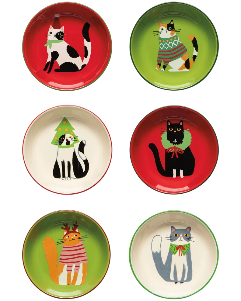 Ensemble de 6 bols de Noël - Kitty Carol