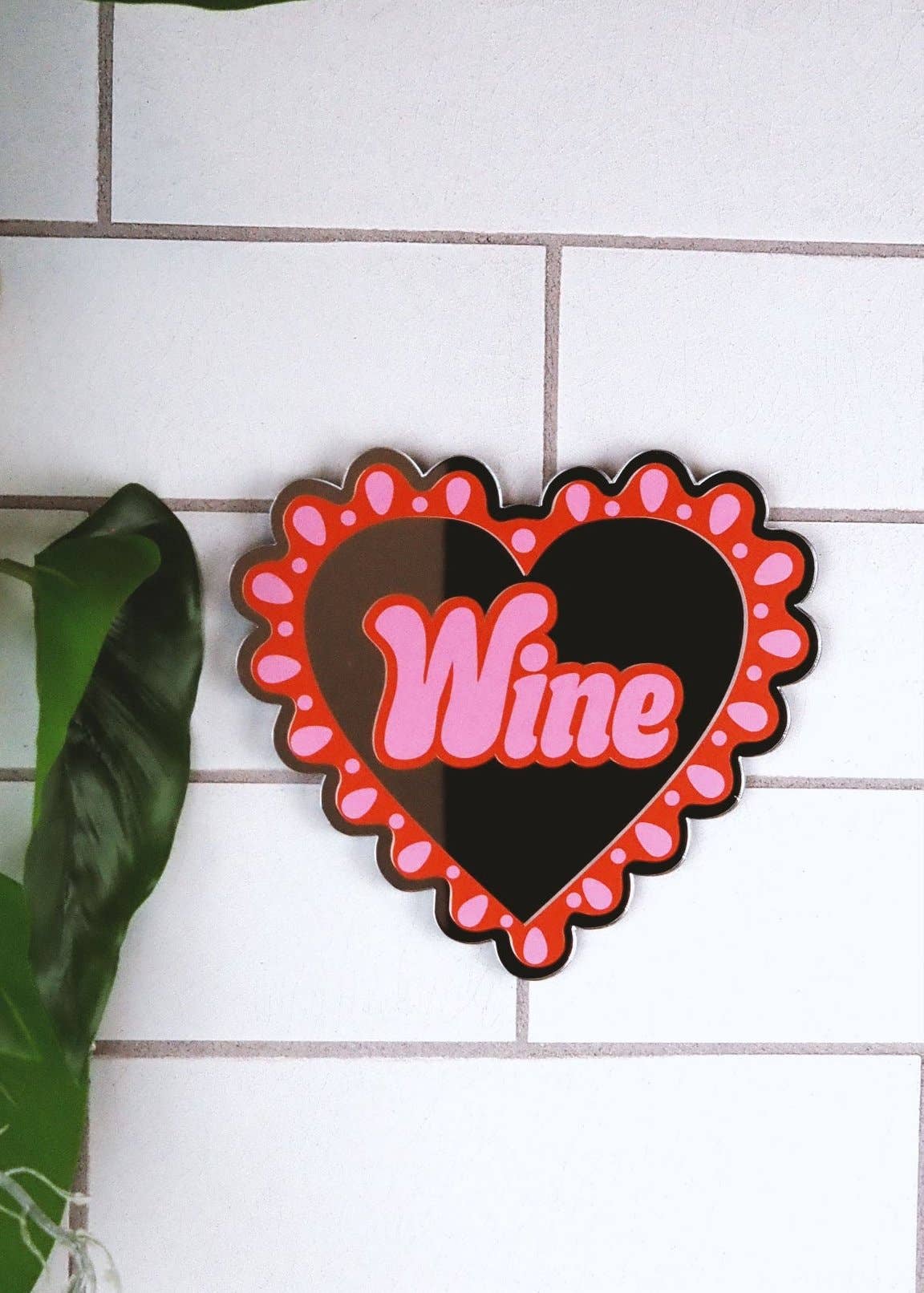 Miroir à vin I Coeur