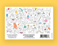 AFFICHE GÉANTE À COLORIER – Par Cécile Gariépy
