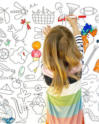 AFFICHE GÉANTE À COLORIER – Par Cécile Gariépy