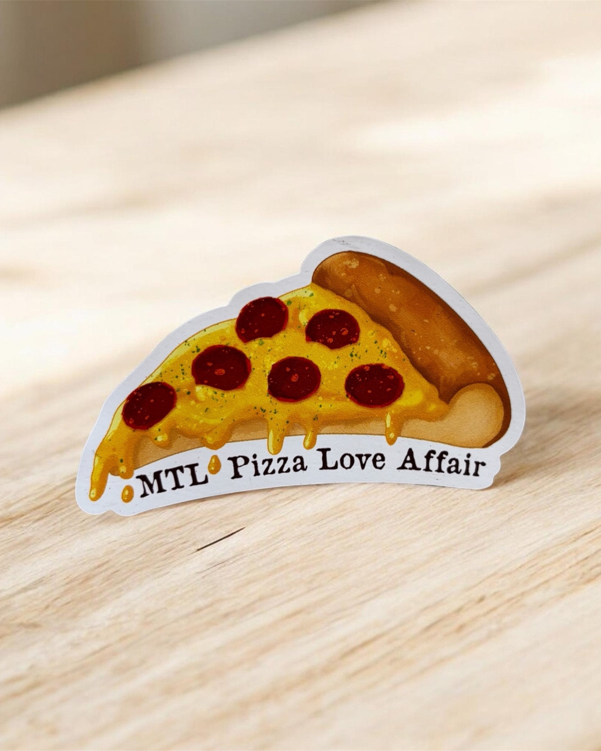 MTL Pizza love affair - Aimant mince
