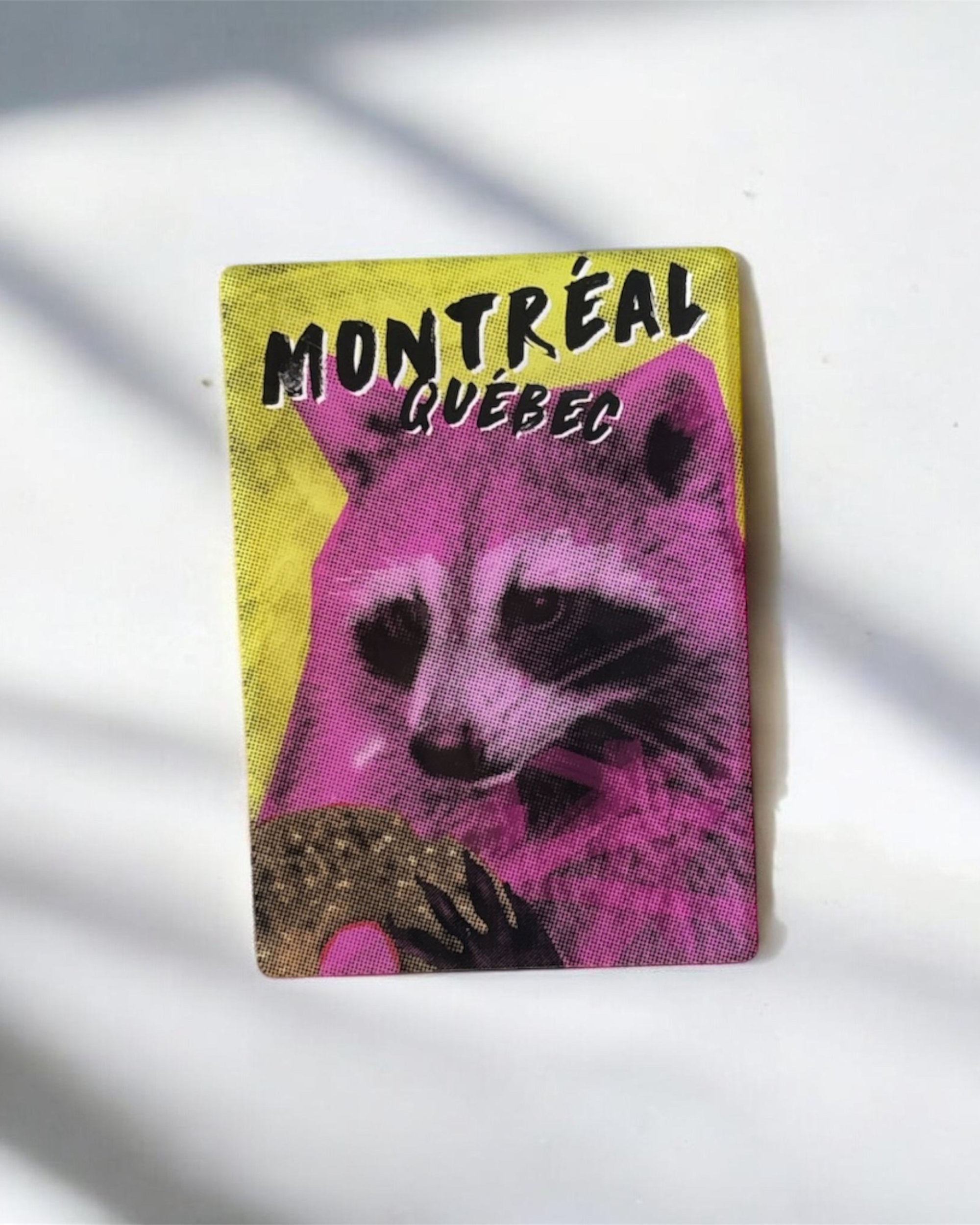 Aimant acrylique 7mm x 6mm - Raton Rose Bagel