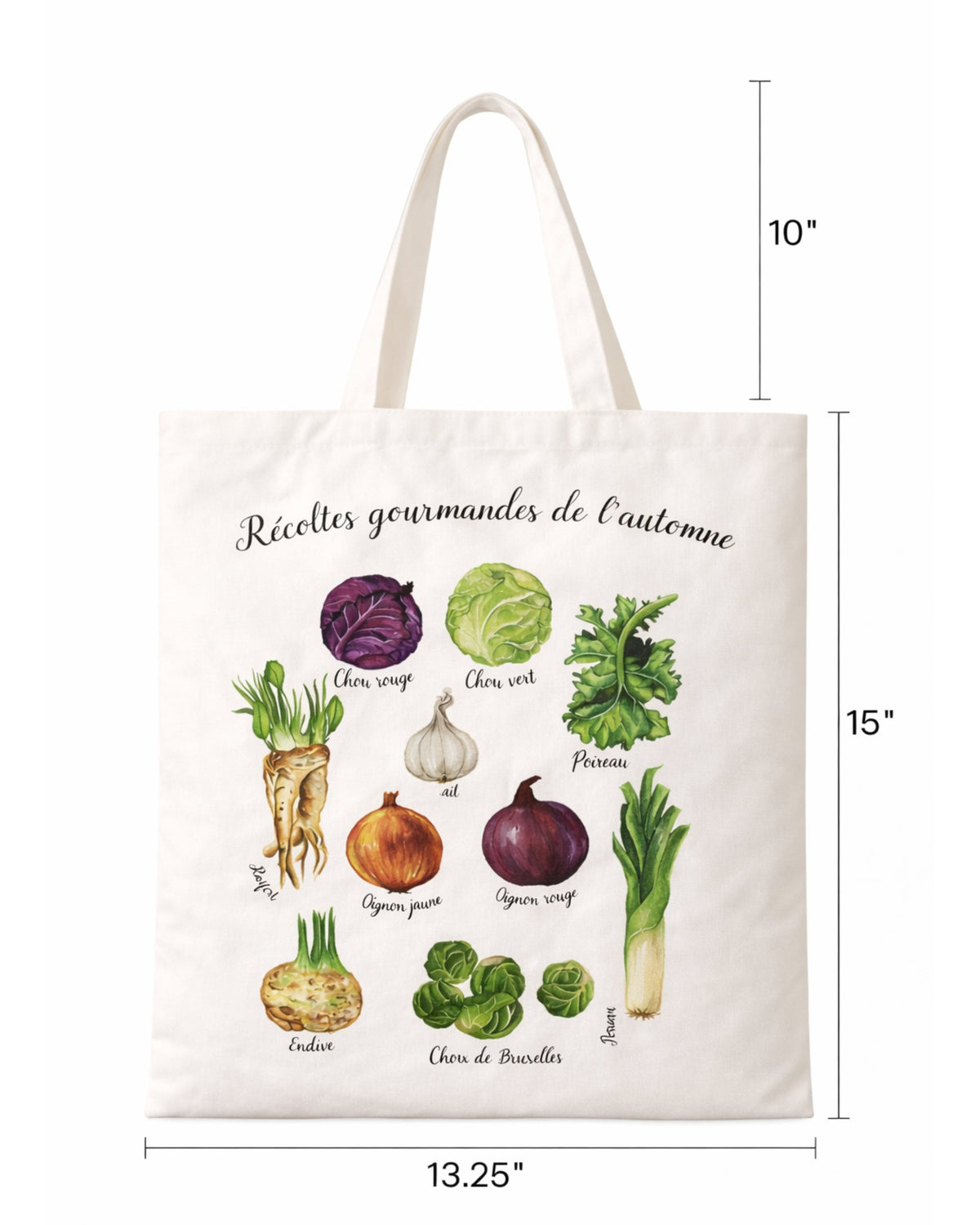 Reusable tote bag "Squirrel Poutine" - LB